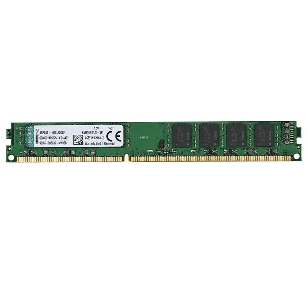 MEMORIA RAM PARA PC KINGSTON 8GB DDR3 1600MT/S (KVR16N11/8)